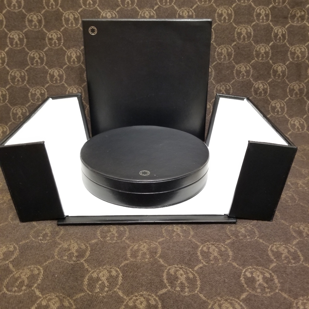 Authentic Montblanc Jewelry Necklace Box Black Large